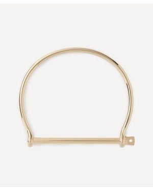 Miansai 18Ct-Plated Thin Screw Cuff Bracelet - Natural