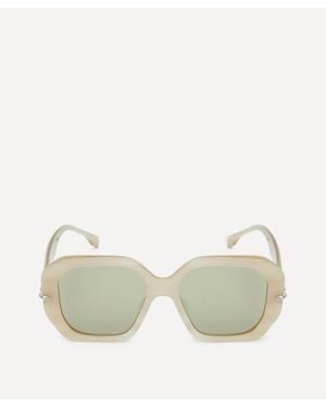 Fendi Geometric Square Acetate Sunglasses - Natural