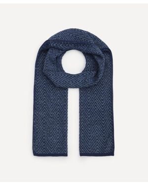 Missoni Zig-Zag Wool-Blend Scarf - Blue