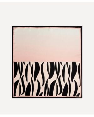 Dries Van Noten Foulard Rosa Carnivora Silk Scarf - Black