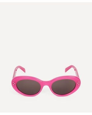 Celine 3 Dots Oval Sunglasses - Pink