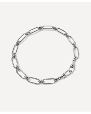Annoushka Sterling Knuckle Bold Chain Bracelet - White