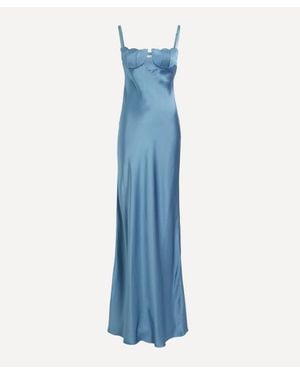 Anna October Tulip Maxi Dress - Blue