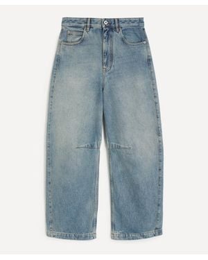 Loewe Barrel Anagram Jeans - Blue