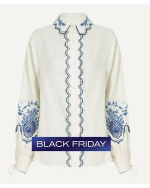 Agua Bendita Abadia Blouse - Blue