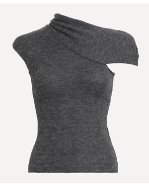 Paloma Wool Aurum Asymmetric Top - Grey