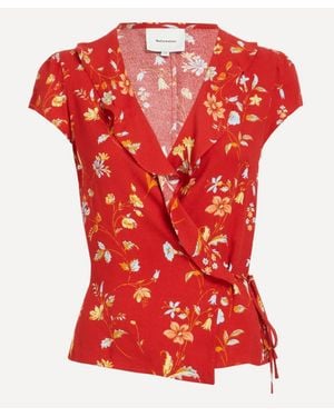 Reformation Clemence Top - Red