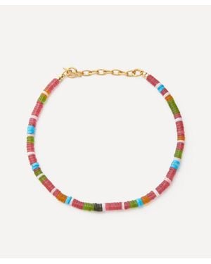 Lizzie Fortunato Plated Agosto Watermelon Bead Necklace - Natural