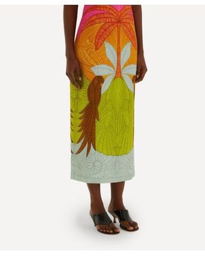 FARM Rio Maxi Skirt - Yellow