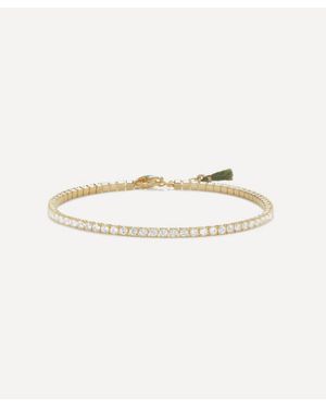 Shashi 14Ct-Plated Vermeil Tennis Bracelet - Natural
