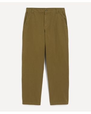 A.P.C. Lawrence Cotton Chinos - Green