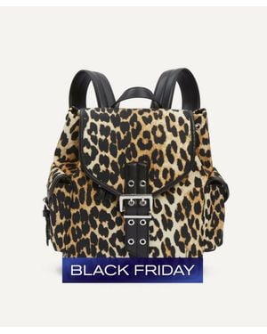 Ganni Small Nylon Bucky Backpack - Black