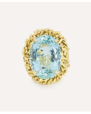 Kojis 18Ct Brazilian Aquamarine Ring - Blue