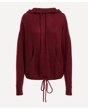 Crush Prince Amara Cashmere Hoodie - Red