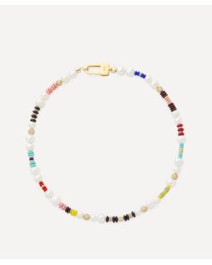 Joolz by Martha Calvo 14Ct-Plated Kenny Bead Necklace - Natural
