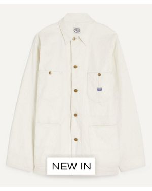 Kapital Rough-Face Twill Cactus Beer Jacket - Natural
