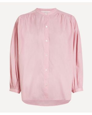 Mondo Corsini Como Cotton Voile Blouse - Pink