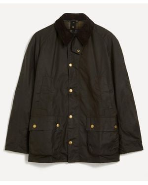 Barbour Ashby Olives Waxed Jacket - Black