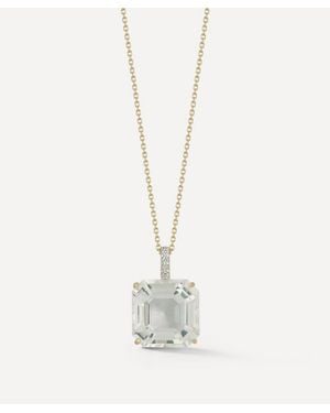 Mateo 14Ct Topaz Necklace - White