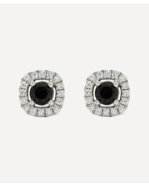 Kojis 18Ct And Diamond Stud Earrings - Metallic