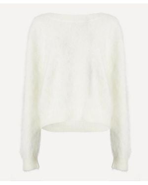 BERNADETTE Cashmere Solene Sweater - White