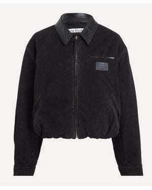 Acne Studios Bomber Blouson Jacket - Black