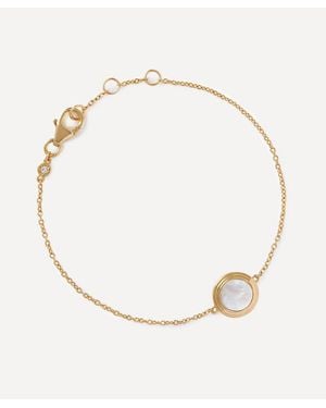 Astley Clarke 18Ct-Plated Vermeil Stilla Pearl Locket Bracelet - Natural