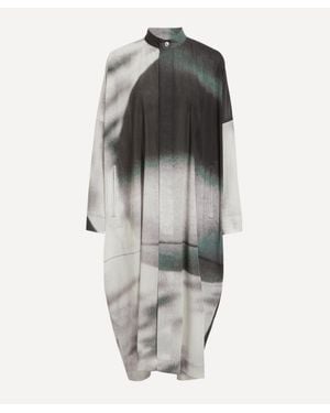 Issey Miyake Study Shirt Dress - Grey