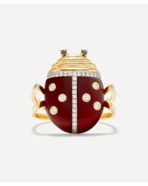 Yvonne Léon 9Ct Ladybug Ring - White