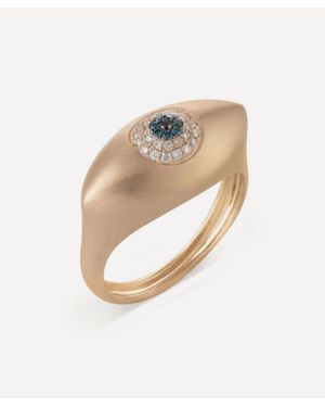 Nada Ghazal 18Ct Healing Eye Marquise Ring - White