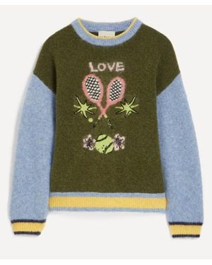 ALÉMAIS Anouk Tennis Jumper - Green