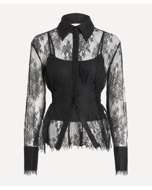 Clea Ramiro Lace Shirt - Black