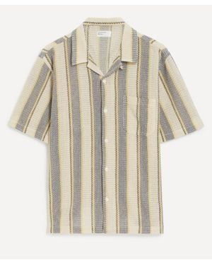 Universal Works Cotton Lattice Road Shirt - Natural