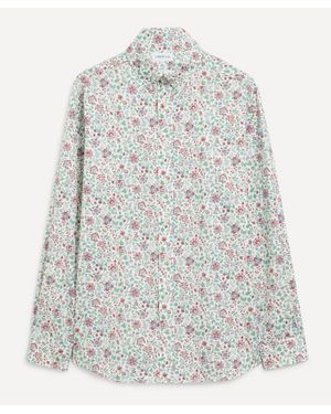 Liberty Button-Down Regular Fit Cotton Shirt - White