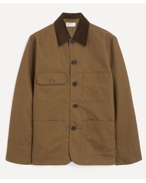 Universal Works Brushed Polytech Merchant Jacket - Green