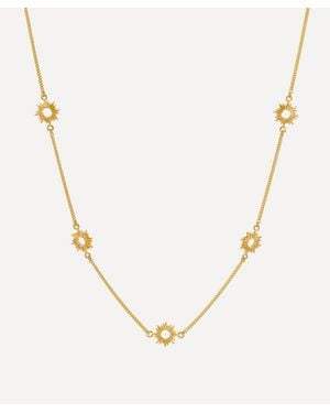 Rachel Jackson 22Ct-Plated Eternal Sun Chocker Necklace - Natural