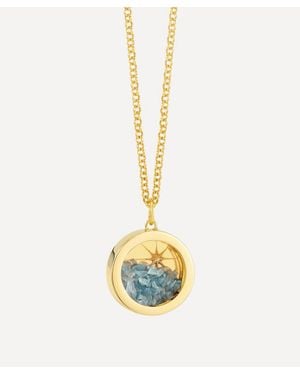 Rachel Jackson 22Ct-Plated North Star Amulet Necklace - Metallic