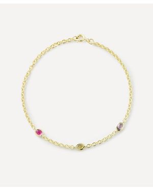 Anna + Nina 14Ct-Plated Ziggy Chain Bracelet - Natural