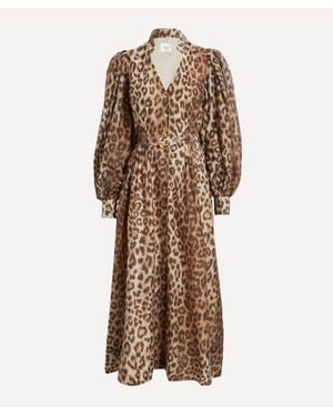Aje. Isabella Shirt Dress - Brown