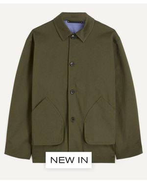 Paul Smith Stretch-Cotton Barn Jacket - Green