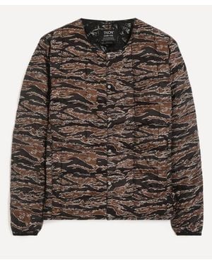 Taion Crew-Neck Down Jacket - Brown