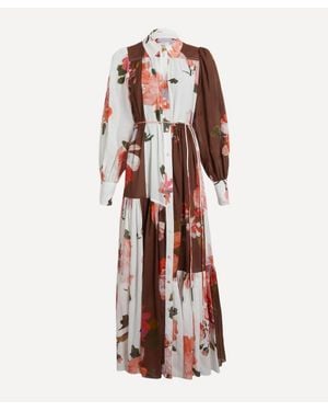 Aje. Esprit Maxi Smock Dress - Multicolor