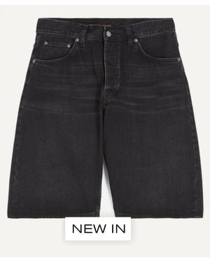 Nudie Jeans Zeb Denim Shorts - Black
