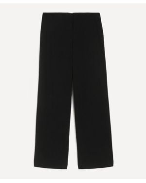 Reformation Vida Low-Rise Trousers - Black