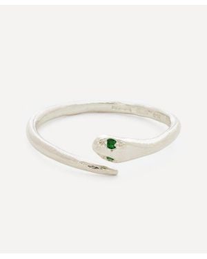 Seb Brown Tsavorite Garnet Serpent Ring - Natural