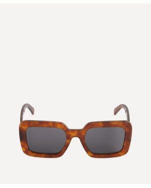 Celine Triomphe Oversized Square Sunglasses - Brown