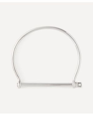 Miansai Sterling Thin Screw Cuff Bracelet - Natural