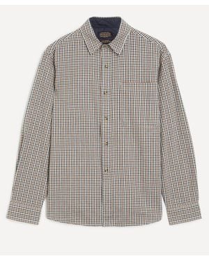 Pendleton Lined Collar Plaid Shirt - Gray