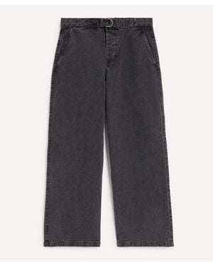 Our Legacy Stern Chino Relaxed Straight Trousers - Grey