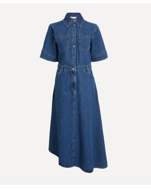 ALIGNE Women's Mateo Asymmetric Denim Dress - Blue